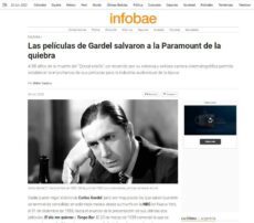Las películas de Gardel salvaron a la Paramount de la quiebra
